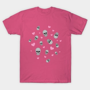 Skulls and hearts T-Shirt